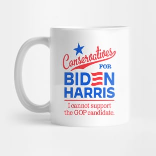 Conservatives For Biden, I can't support the GOP candidate Mug